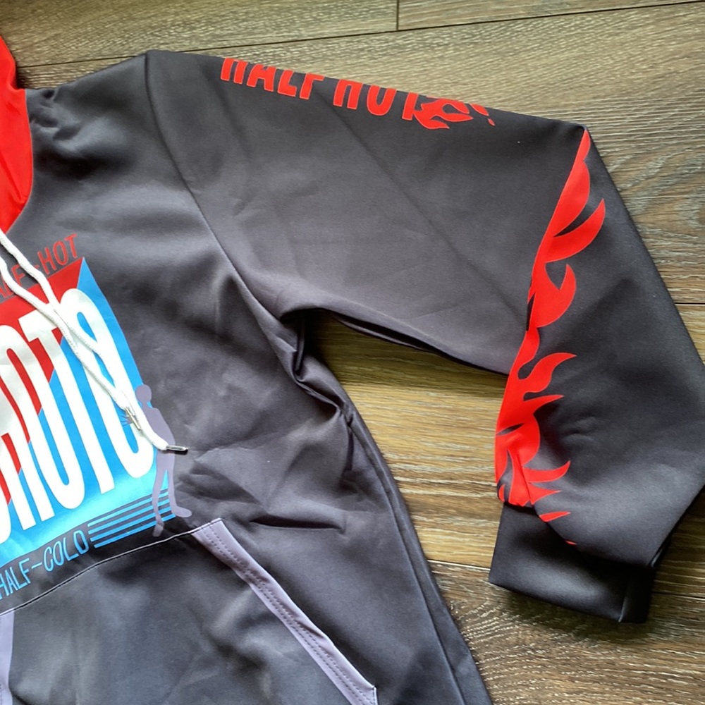 My hero academia half hot half cold Hoodie - Picture 5 of 16